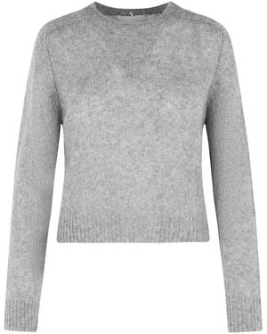 Lisa Yang Solene' Cotton And Cashmere Sweater - Gray