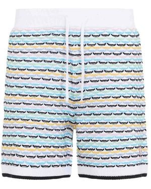 CASABLANCA Tuck Stitch Short - Blue
