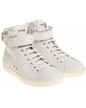 Moschino Trainers With Logo - White