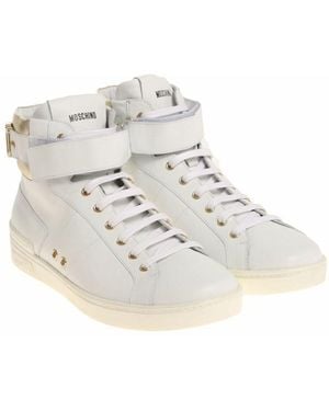 Moschino Trainers With Logo - White