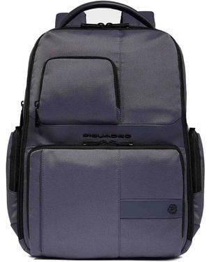 Piquadro Pc 14 Port Backpack And Ipad Holder - Grey