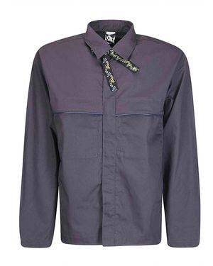 GR10K Piping Ripstop Overshirt - Blue