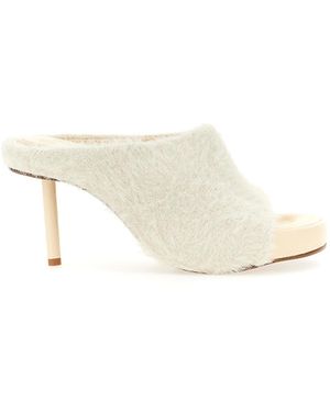 Jacquemus Nuvola Heeled Mules - White