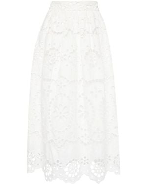 Zimmermann Falda Semilarga - Blanco