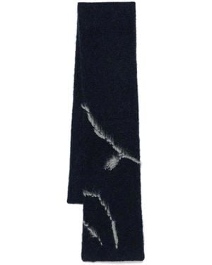 Dries Van Noten Sciarpa Mouton - Blue