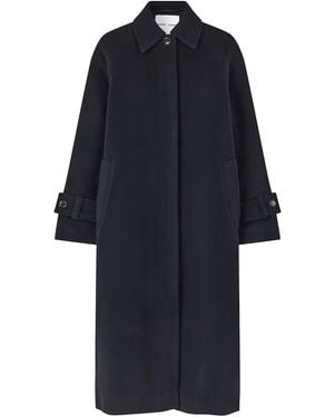 Samsøe & Samsøe Alma Salute Coat - Blue