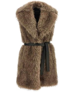 Blancha Tipping' Vest - Brown