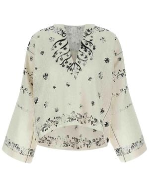 Alberta Ferretti 'Fortuny' Shirt - White