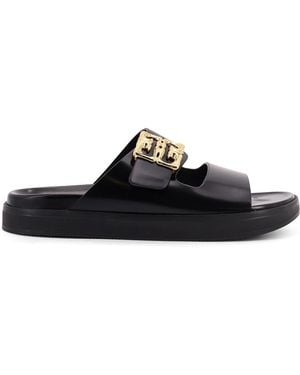 Givenchy Slides 4G Liquid Dad - Black