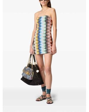 Missoni Sleeveless Short Dress - White