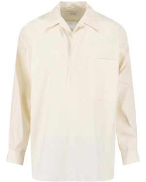 Kaptain Sunshine Cotton And Silk Shirt - White
