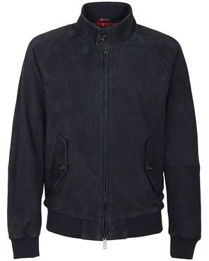 Baracuta Suede Jacket - Blue