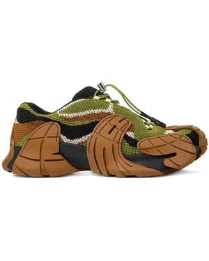 CAMPERLAB Mesh Fax Sneakers - Brown
