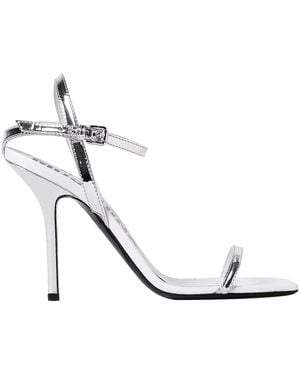 Moschino Parade Mirror Sandal - White