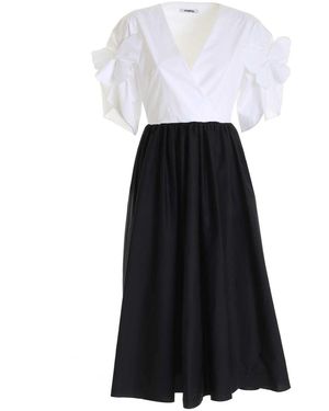 Vivetta Butterfly Patch Dress - White