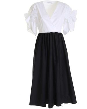 Vivetta Butterfly Patch Dress - White