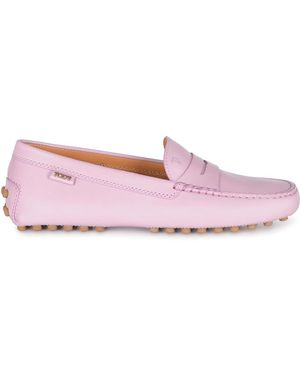 Tod's Tods Loafer Made Of Leaher - Pink