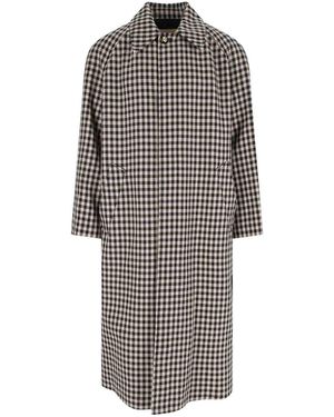 Valentino Single -Breasted Coat - Grey