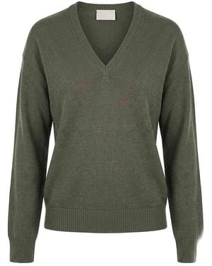 Drumohr V-Neck Sweater - Green