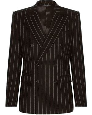 Dolce & Gabbana Double-Breasted Jacket - Black