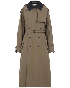Carven Ca307 Trench Coat - Natural