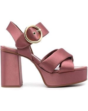 See By Chloé Lyna Sandalo Plateau - Pink