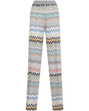 Missoni Viscose Trousers - Grey