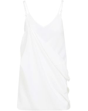MM6 by Maison Margiela Silk Mini Dress - White