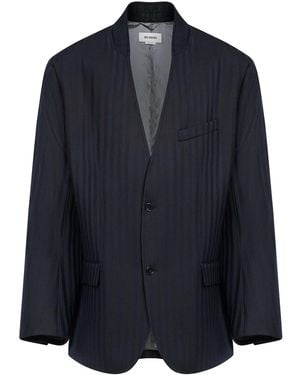 Hed Mayner Single-Breasted Blazer - Blue