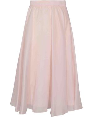 Max Mara Msecalle Full Skirt - Pink
