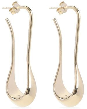 Lemaire Short Drop Earrings - White