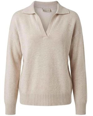 Drumohr Polo Neck Sweater - Natural