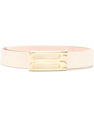 Victoria Beckham Cintura Regular Ivory - Natural