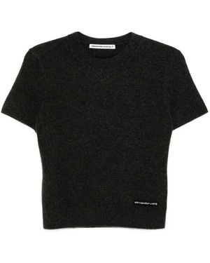 Alexander Wang Wool T-Shirt - Black