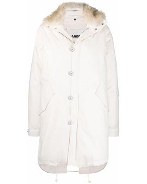 Jil Sander Long Puffer Jacket - White