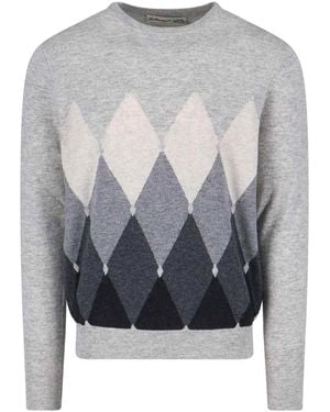 Ballantyne Cashmere Sweater - Gray