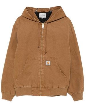Carhartt Cotton Hooded Jacket - Brown