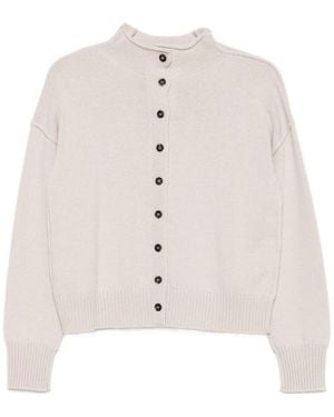 Vanisé High Neck Pullover - White