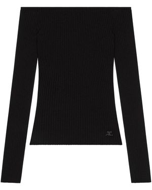 Courreges T-Shirts And Polos - Black