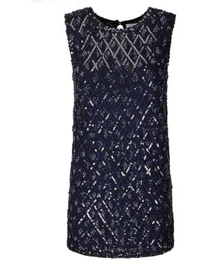 P.A.R.O.S.H. Mini Dress - Blue