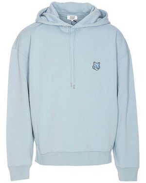 Maison Kitsuné Maison Kitsune Placid Hoodie - Blue