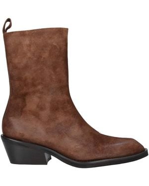 Poeve Ankle Boots - Brown