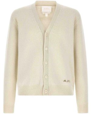 A.P.C. Kevin' Cardigan - Natural
