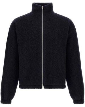 Jil Sander Zipped Sweatshirt - Blue