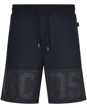 Gcds Bermuda Shorts Made Of Cotton - Black