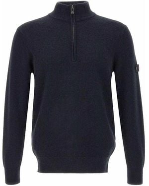 Peuterey Rundhalspullover - Blau
