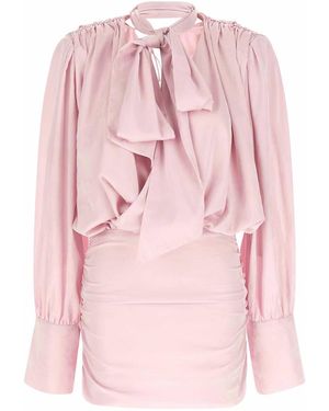 ROTATE BIRGER CHRISTENSEN Ls Mini Dress Dress - Pink