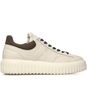 Hogan H-Stripes Trainers - Natural