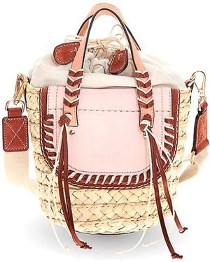 CUBA LAB Borsa Habanera Suede Blush - Rosa