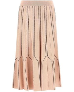 Elisabetta Franchi Jupe Midi - Rose